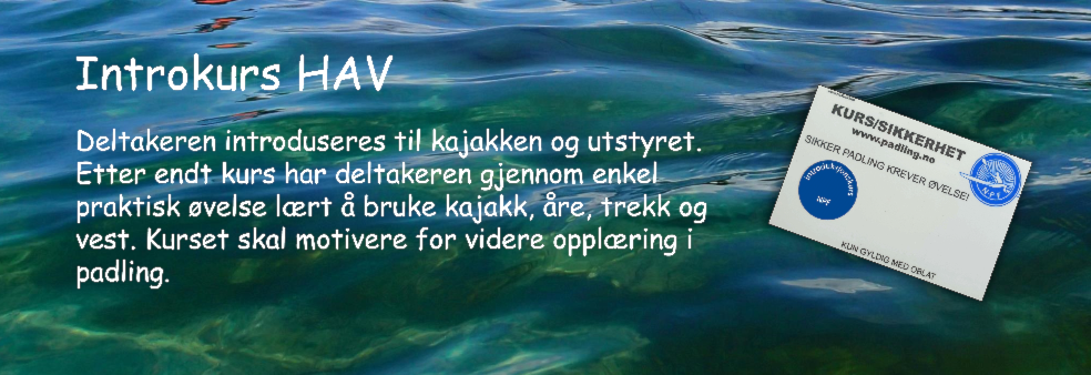 Introkurs HAV - 26. september